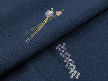 平和屋着物●訪問着　総刺繍　短冊　瓢箪　簪　蛍暈し　金糸　正絹　逸品　未使用　CABG1139yc