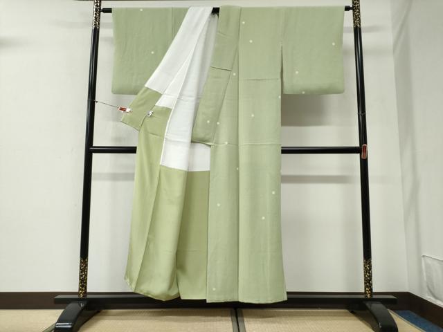 平和屋着物●上質な小紋　蛍暈し　正絹　逸品　CABG1145yc