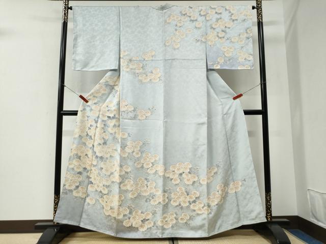平和屋着物●訪問着　菊　正絹　逸品　未使用　CABG1147yc