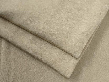 平和屋着物●上質な色無地　枯色　正絹　逸品　CABG1150yc