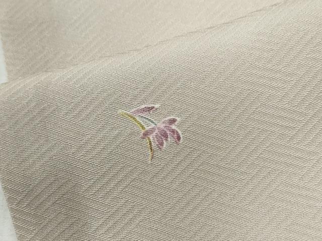 平和屋着物●上質な小紋　草花文　正絹　逸品　CABG1159yc
