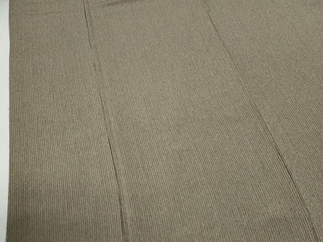 平和屋着物●男性　小紋　縞　鬼しぼ縮緬　正絹　逸品　CABG1174yc