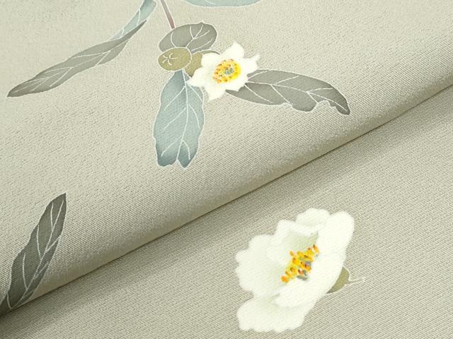 平和屋着物●訪問着　友禅　作家物　枝花文　暈し染め　正絹　逸品　未使用　CABG1188yc