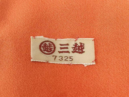 平和屋着物●創業460年・千總　小紋　雲取り源氏車藤花房　金彩　三越扱い　正絹　逸品　CABG1191yc