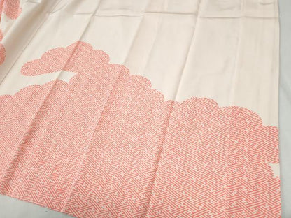 平和屋着物●長襦袢　袷　雲取り紗綾形文　正絹　逸品　未使用　CABG1193yc