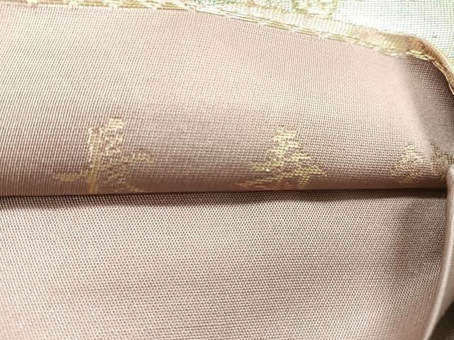 平和屋着物◎六通柄袋帯 長寿錦 金糸 鈴乃屋扱い 正絹 逸品 CABG1229nb