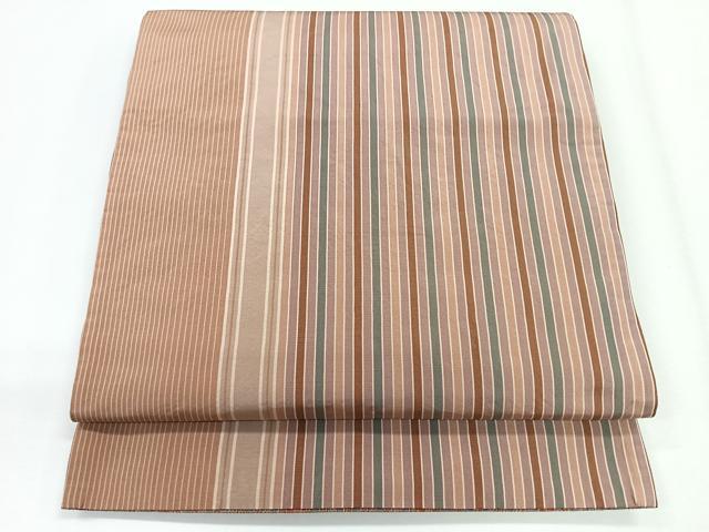 平和屋着物◎両面 六通柄袋帯 間道織 正絹 逸品 CABG1242nb