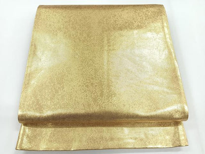 平和屋着物◎六通柄袋帯 金糸 正絹 逸品 CABG1247nb