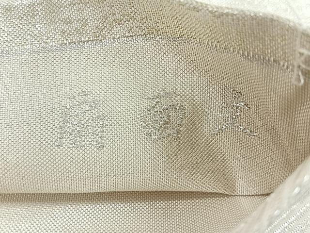 平和屋着物◎佐賀錦 両面 全通柄袋帯 扇面文 慶長重ね 金銀糸 正絹 逸品 CABG1352nb