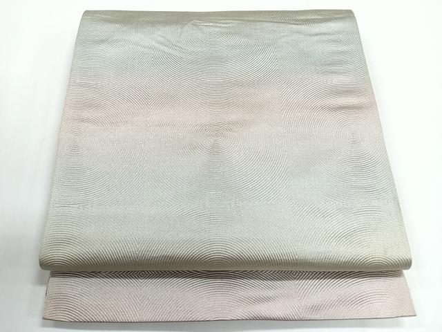 平和屋着物◎全通柄袋帯　霞文　正絹　逸品　CABG1356nb