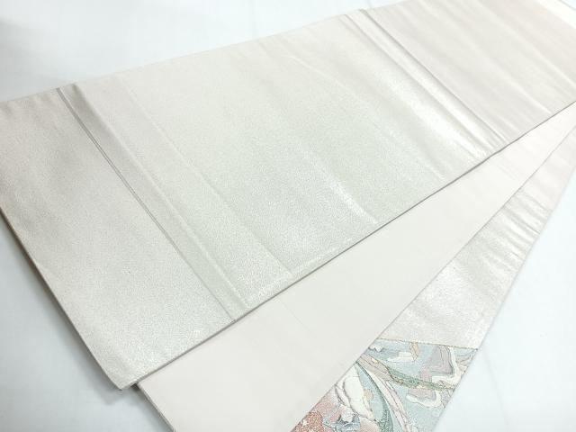 平和屋着物◎太鼓柄袋帯　辻が花　金銀糸　正絹　逸品　CABG1379nb