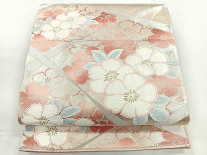 平和屋着物◎六通柄袋帯 唐織 切嵌舞花文 やまとオリジナル 正絹 逸品 CABG1584nb