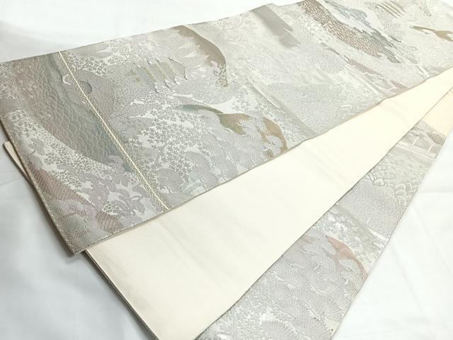 平和屋着物◎六通柄袋帯 御宝の庭 二重箔錦 正絹 逸品 CABG1593nb