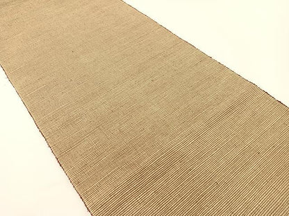 平和屋着物●八寸名古屋帯　紬地　白茶色　正絹　逸品　CABG1608vp