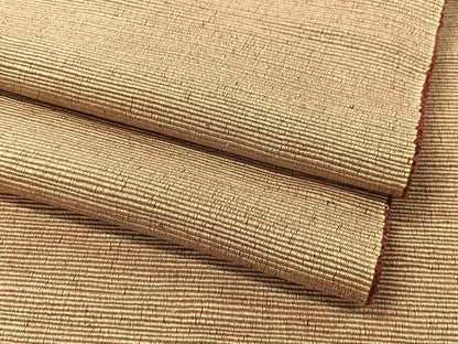 平和屋着物●八寸名古屋帯　紬地　白茶色　正絹　逸品　CABG1608vp