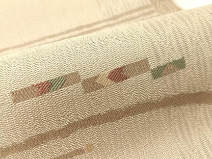 平和屋着物●九寸名古屋帯　吉祥文様　金糸　正絹　逸品　CABG1615vp