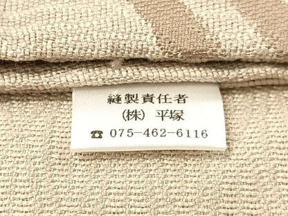 平和屋着物●九寸名古屋帯　吉祥文様　金糸　正絹　逸品　CABG1615vp