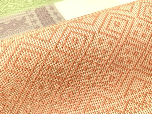 平和屋着物●本場筑前博多織　八寸名古屋帯　吉祥文様　正絹　逸品　CABG1620vp
