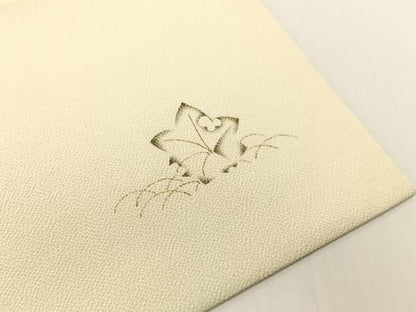 平和屋着物●九寸名古屋帯　手描き　絞り　辻が花　鬼しぼ縮緬　正絹　逸品　CABG1621vp