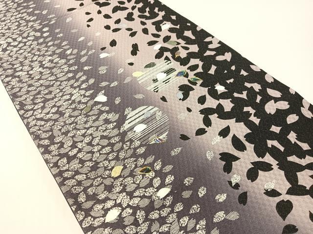 平和屋着物●螺鈿　全通柄袋帯　周一郎　舞桜丸文　金通し地　正絹　逸品　未使用　CABG1660vp