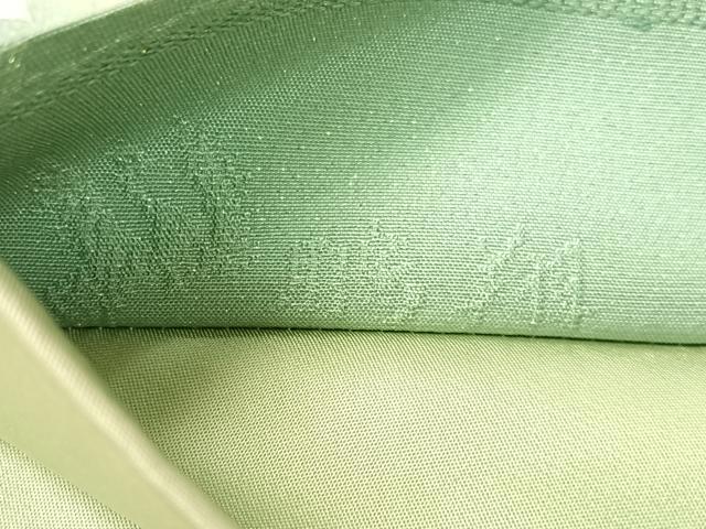 平和屋着物●博多織　鵬翔　両面　太鼓柄袋帯　ふくれ織　作家物　枝葉文　金通し地　正絹　逸品　CABG1667vp