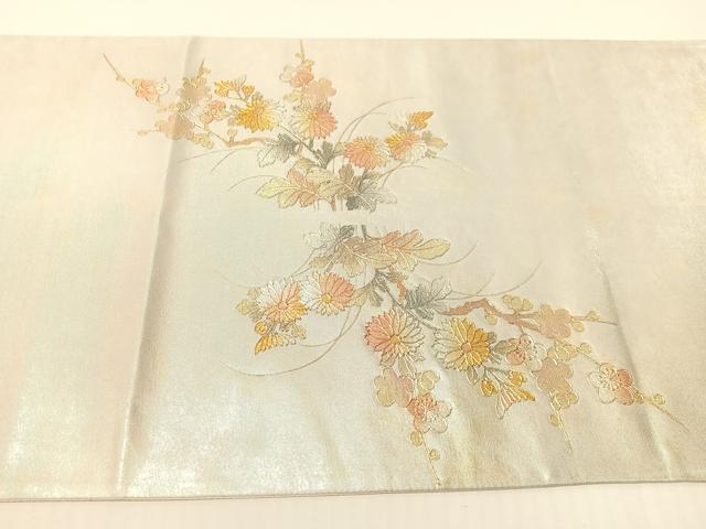 平和屋着物●金彩友禅　卓越技能者・名工・和田光正　太鼓柄袋帯　御所解文　正絹　逸品　CABG1705vp