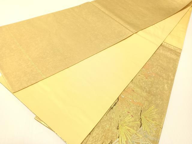 平和屋着物●金彩友禅　卓越技能者・名工・和田光正　太鼓柄袋帯　浜松文　正絹　逸品　CABG1710vp