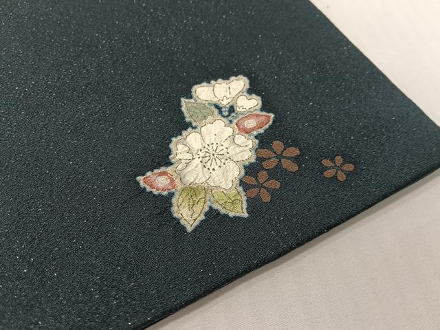 平和屋着物●越後十日町の一流染匠　桐屋・翠山工房　太鼓柄袋帯　辻が花　絞り　銀通し地　正絹　逸品　未使用　CABG1711vp
