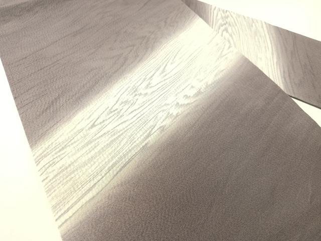 平和屋着物●九寸名古屋帯　杢目文様　正絹　逸品　CABG1718vp