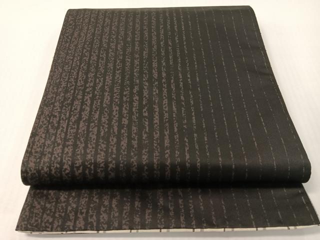 平和屋着物●両面　全通柄袋帯　格子柄　正絹　逸品　未使用　CABG1731vp