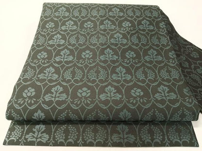 平和屋着物●全通柄　九寸名古屋帯　草花文　さが美扱い　正絹　逸品　CABG1751vp