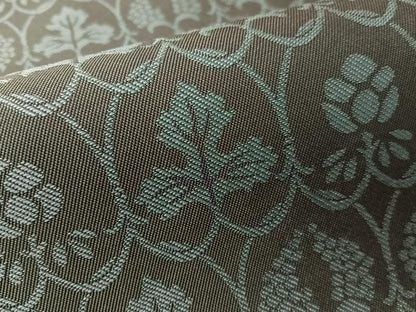 平和屋着物●全通柄　九寸名古屋帯　草花文　さが美扱い　正絹　逸品　CABG1751vp