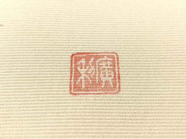 平和屋着物●日本工芸会正会員　福村廣利　絵絞庵　太鼓柄袋帯　手描き　絞り　辻が花　金通し地　正絹　逸品　CABG1763vp