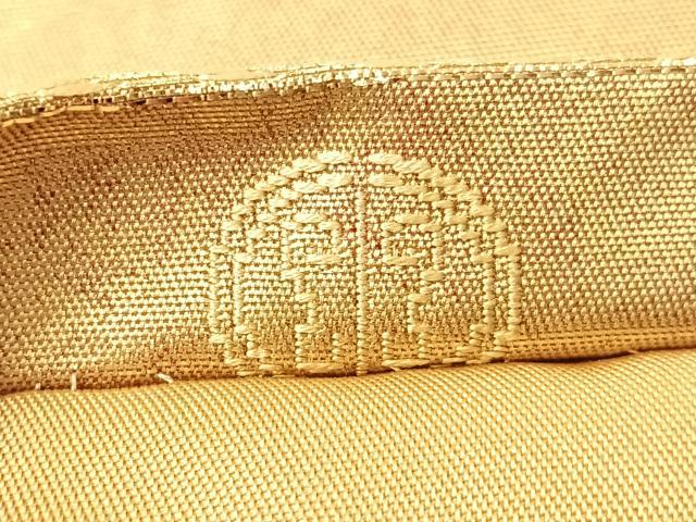 平和屋着物○西陣 川越織物謹製 六通柄 本袋帯 唐織 鎧威