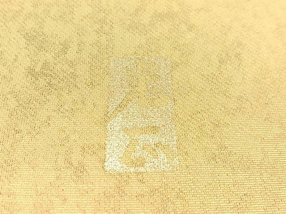 平和屋着物●金彩友禅　卓越技能者・名工・和田光正　太鼓柄袋帯　立波群れ鶴文　正絹　逸品　CABG1784vp