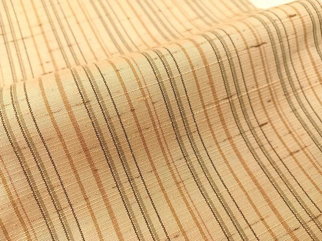 平和屋着物●両面　半幅帯　紬地　切嵌　百柄　さが美扱い　正絹　逸品　未使用　CABG1789vp