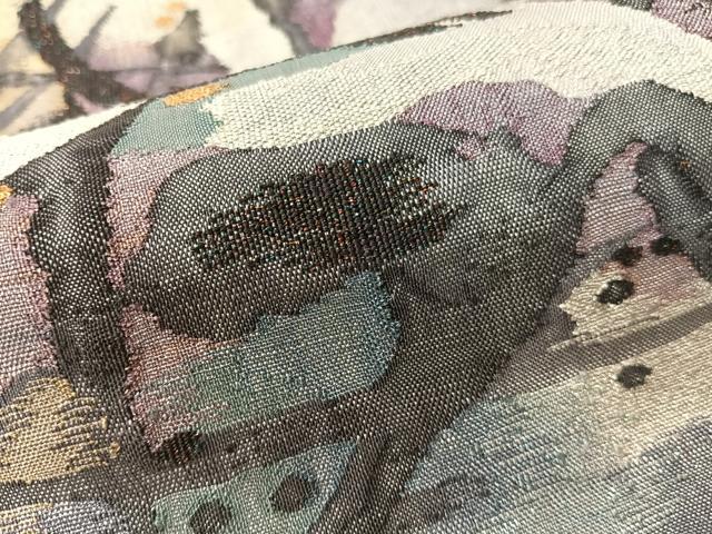 平和屋着物●太鼓柄袋帯　作家物　綴れ　吉祥文　金銀糸　正絹　逸品　CABG1804vp
