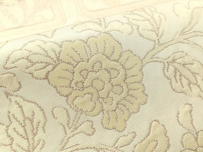 平和屋着物●六通柄　本袋帯　更紗唐草天井文　正絹　逸品　CABG1805vp
