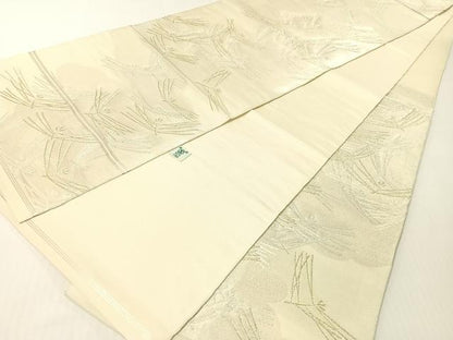 平和屋着物●西陣　川島織物　六通柄　本袋帯　若松葉　金銀糸　そごう百貨店扱い　正絹　逸品　CABG1815vp