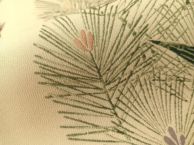 平和屋着物●六通柄袋帯　唐織　松竹梅寿　正絹　逸品　CABG1820vp 平和屋着物○六通柄袋帯 唐織 松竹梅寿 正絹 逸品 CABG1820vp