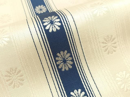 平和屋着物●本場筑前博多織　八寸名古屋帯　いちご錦　正絹　逸品　未使用　CABG1828vp