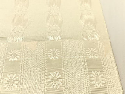 平和屋着物●本場筑前博多織　八寸名古屋帯　いちご錦　正絹　逸品　未使用　CABG1828vp