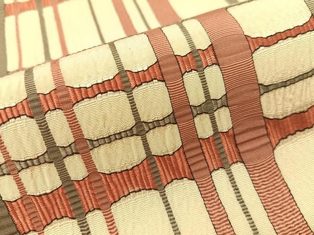 平和屋着物●全通柄　九寸名古屋帯　吉野間道　正絹　逸品　CABG1830vp
