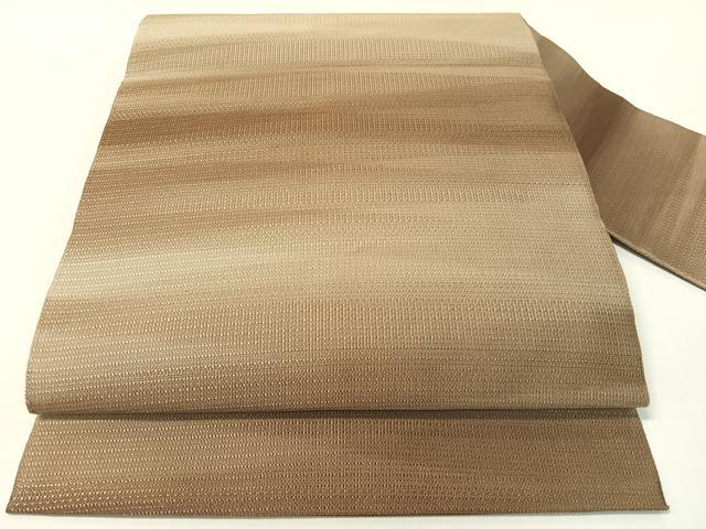 平和屋着物●爪搔き本綴れ　八寸名古屋帯　霞文　正絹　逸品　CABG1831vp