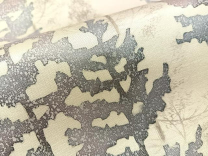 平和屋着物●太鼓柄袋帯　樹林文　銀彩　引箔　正絹　逸品　CABG1835vp