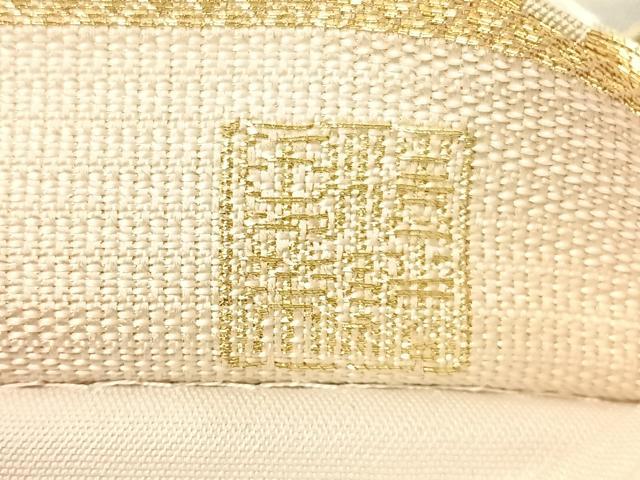 平和屋着物●六通柄袋帯　唐織　作家物　正倉院名物裂　金糸　正絹　逸品　CABG1838vp