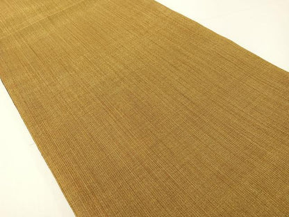 平和屋着物▽両面　全通柄袋帯　スリーシーズン　春夏秋　雪輪花蝶文　金糸　正絹　逸品　CABG1849vp