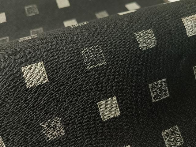 平和屋着物●西陣　織楽浅野謹製　六通柄袋帯　市松文　正絹　逸品　CABG1850vp