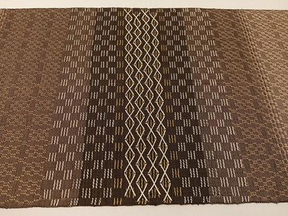 平和屋着物●八寸名古屋帯　紬地　横段文　正絹　逸品　CABG1854vp