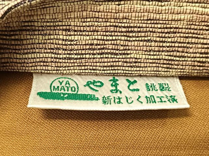 平和屋着物●両方向　太鼓柄袋帯　吉祥花文　やまと誂製　正絹　逸品　CABG1861vp